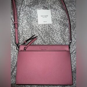 Pink crossbody bag